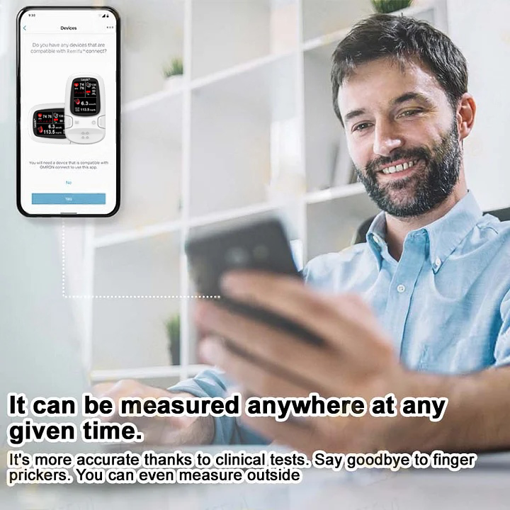 Bloodless Glucose Meter 🩸: High-Accuracy Non-Invasive Monitoring (99.9% Clinical Precision 🎯) ✅