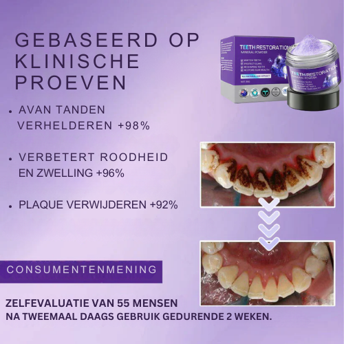(🔥Last Day Promotion - 50% Off)  | Tanden Restauratie Mineraal Poeder
