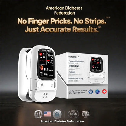 Bloodless Glucose Meter 🩸: High-Accuracy Non-Invasive Monitoring (99.9% Clinical Precision 🎯) ✅