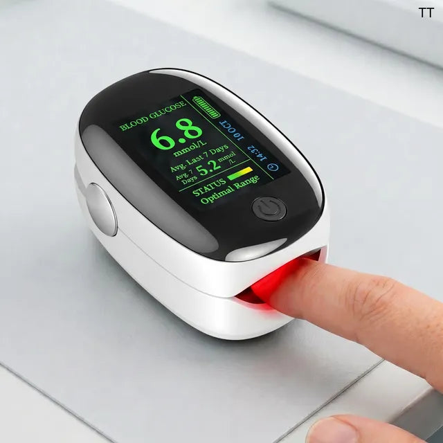 Smart wellness tracker close up use
